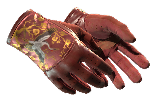 ★ Driver Gloves | Brocade Crane (Field-Tested)