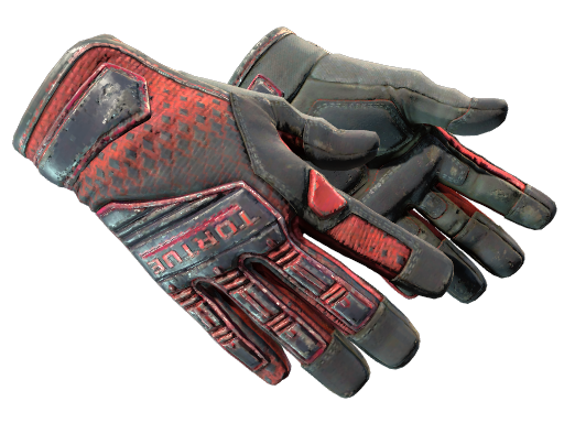 ★ Specialist Gloves | Crimson Kimono (Battle-Scarred)