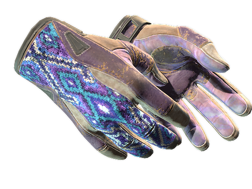 ★ Sport Gloves | Violet Beadwork (Battle-Scarred)