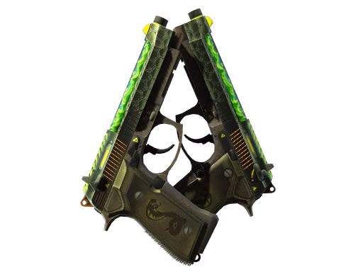 Dual Berettas | Cobra Strike (Minimal Wear)