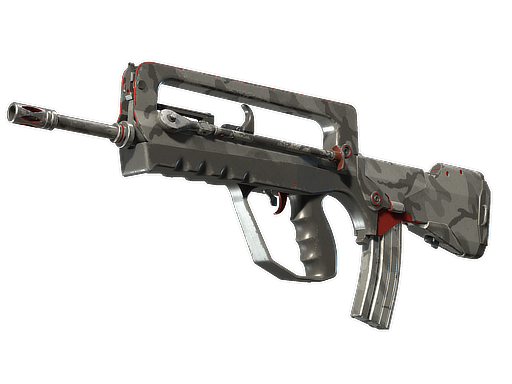 FAMAS | Grey Ghost (Well-Worn)
