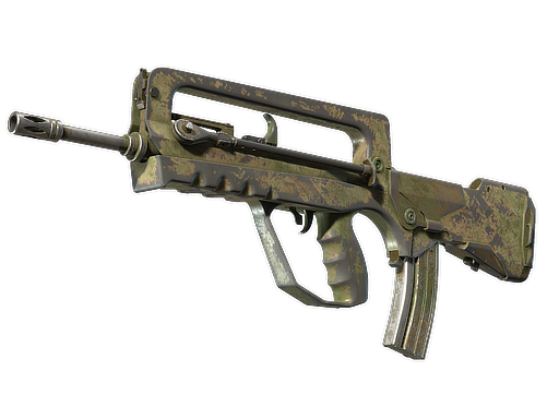 FAMAS | Palm (Battle-Scarred)