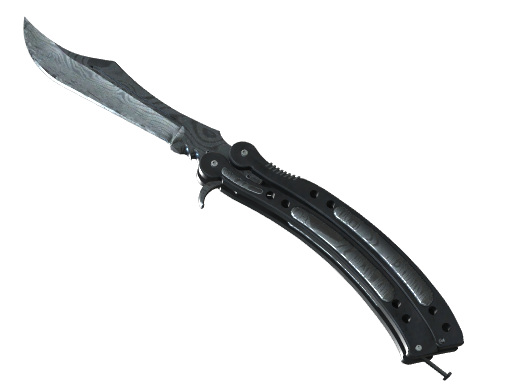 ★ Butterfly Knife | Damascus Steel (Well-Worn)