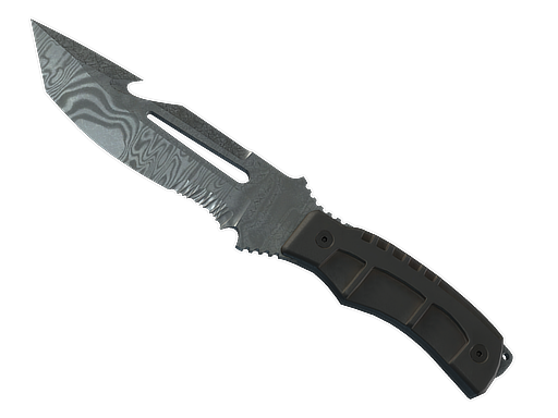 ★ Survival Knife | Damascus Steel (Battle-Scarred)