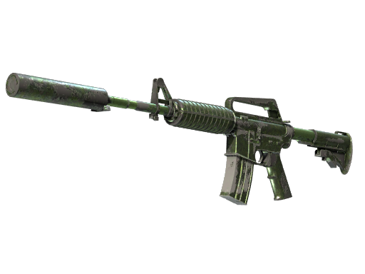 M4A1-S | Moss Quartz (Battle-Scarred)