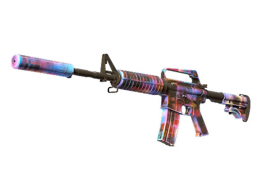 M4A1-S | Glitched Paint (Minimal Wear)