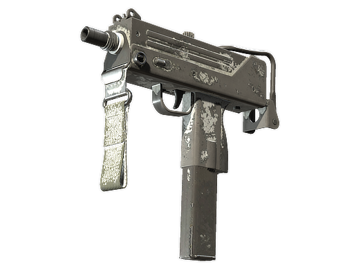 MAC-10 | Snow Splash (Battle-Scarred)