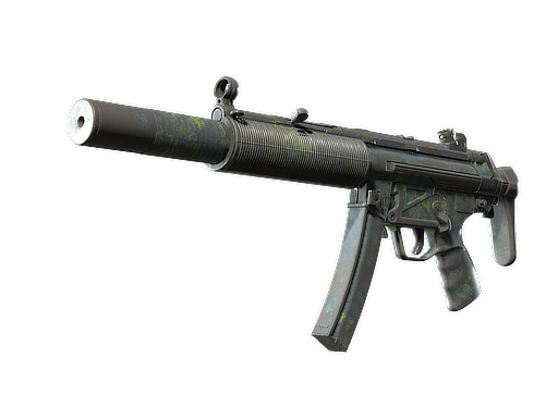 MP5-SD | Lime Hex (Battle-Scarred)