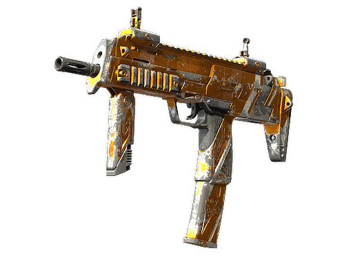 MP7 | Amberline (Battle-Scarred)