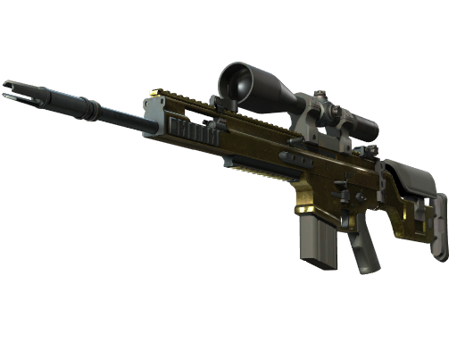 SCAR-20 | Brass (Battle-Scarred)