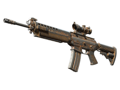 SG 553 | Safari Print (Battle-Scarred)
