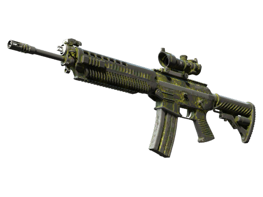 SG 553 | Gator Mesh (Battle-Scarred)