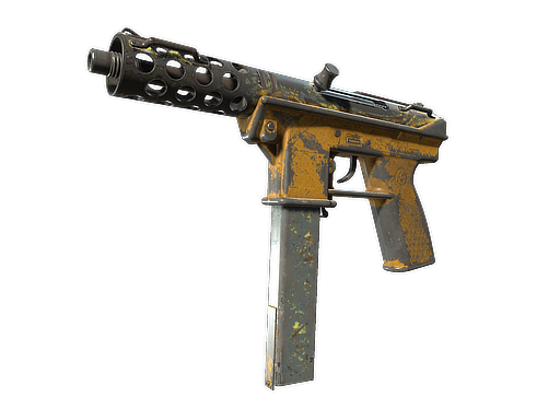 Tec-9 | Banana Leaf (Battle-Scarred)