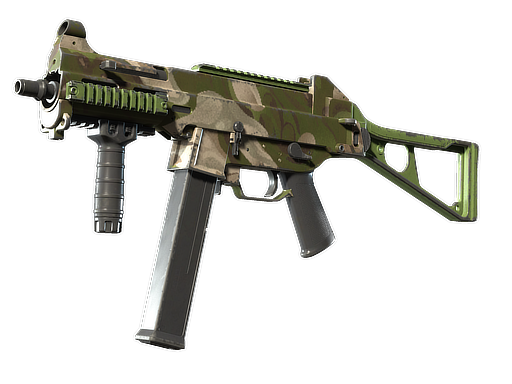 UMP-45 | Green Swirl (Field-Tested)